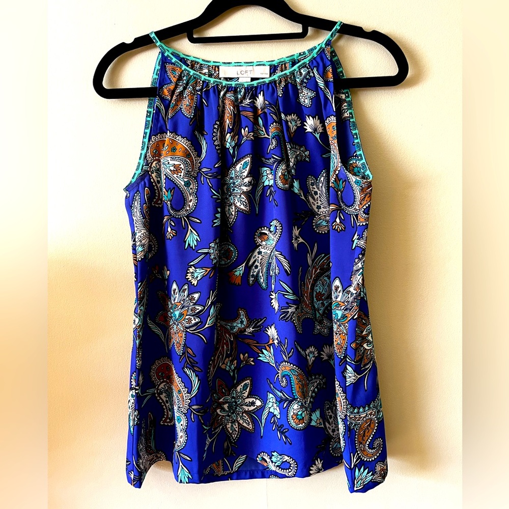 LOFT Paisley Top * Size PS